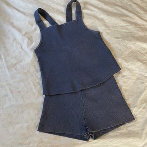 Free people knit matching set